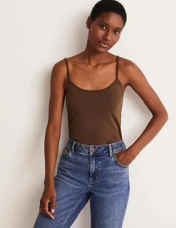 T-shirts & Tops | Oberteile | Boden Schlichtes Camisole-Oberteil- Braun