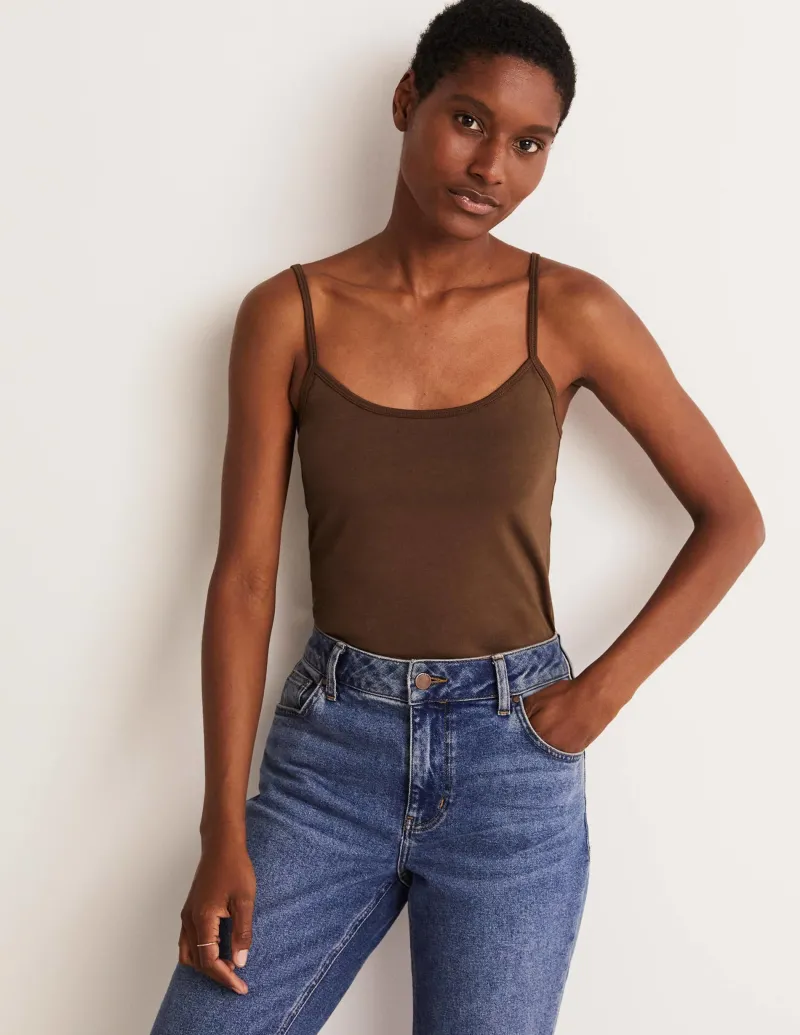 T-shirts & Tops | Oberteile | Boden Schlichtes Camisole-Oberteil- Braun