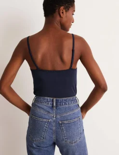 T-shirts & Tops | Oberteile | Boden Schlichtes Camisole-Oberteil-Aqua Marine Marl AquaMarineMarl