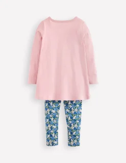 Oberteile & T-shirts | Tuniken | Boden Set aus Tunika und Leggings mit Applikationen-Vintage-Rosa Wetter Vintage-RosaWetter