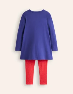 Oberteile & T-shirts | Tuniken | Boden Set aus Tunika und Leggings mit Applikationen-Segelblau, Feen Segelblau,Feen