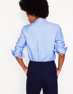 Oberteile | Hemden | Boden Sienna Baumwollhemd- Oxford-Blau