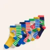 Socken & Unterwäsche | Boden Socken im 7er-Pack-Bunt, Dinosaurier Bunt,Dinosaurier