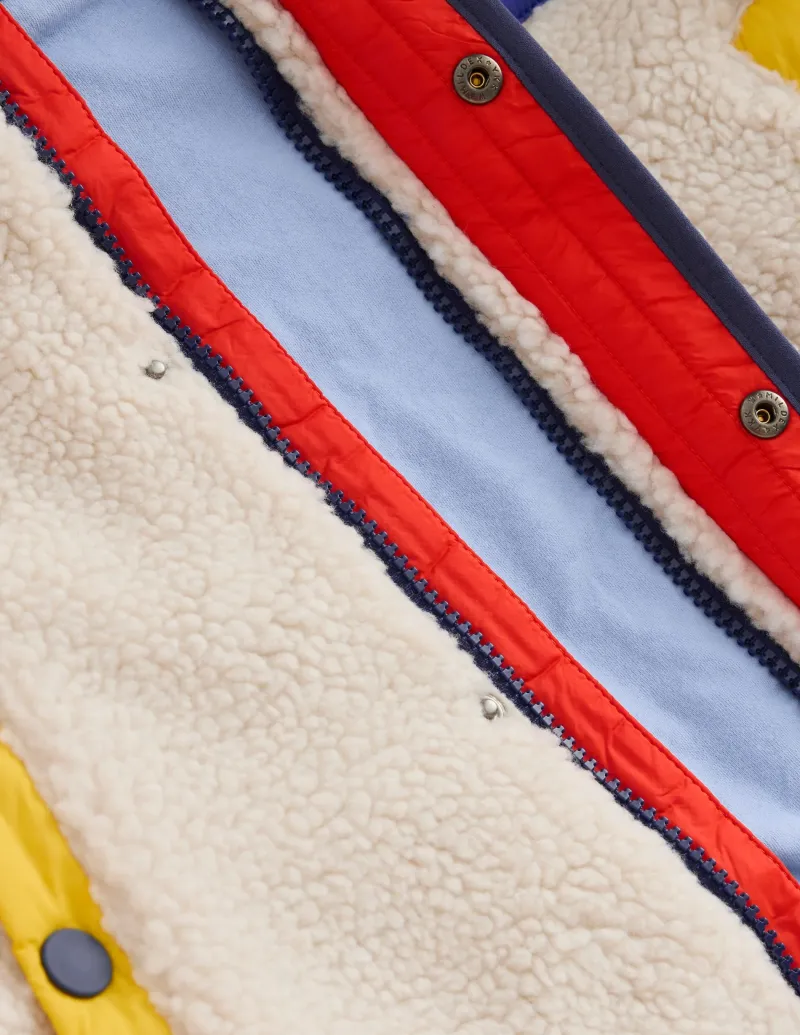 Mäntel & Jacken | Boden Steppjacke mit Teddyfell- BUNT
