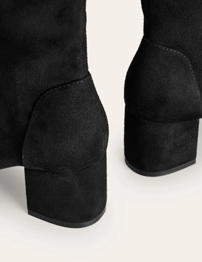 Absatzschuhe | Stiefel | Boden Stretch-Stiefeletten- Schwarz
