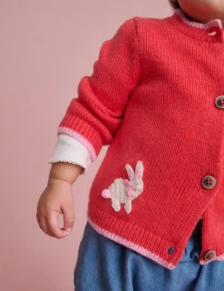 Pullover & Strickjacken | Boden Strickjacke mit lustigem Motiv-Marmeladenrot Hasen MarmeladenrotHasen