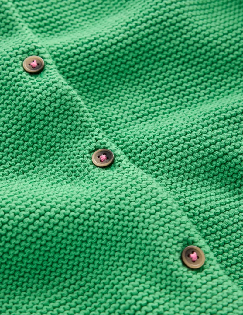 Pullover & Strickjacken | Boden Strickjacke mit Rundhalsausschnitt- Baumgrün