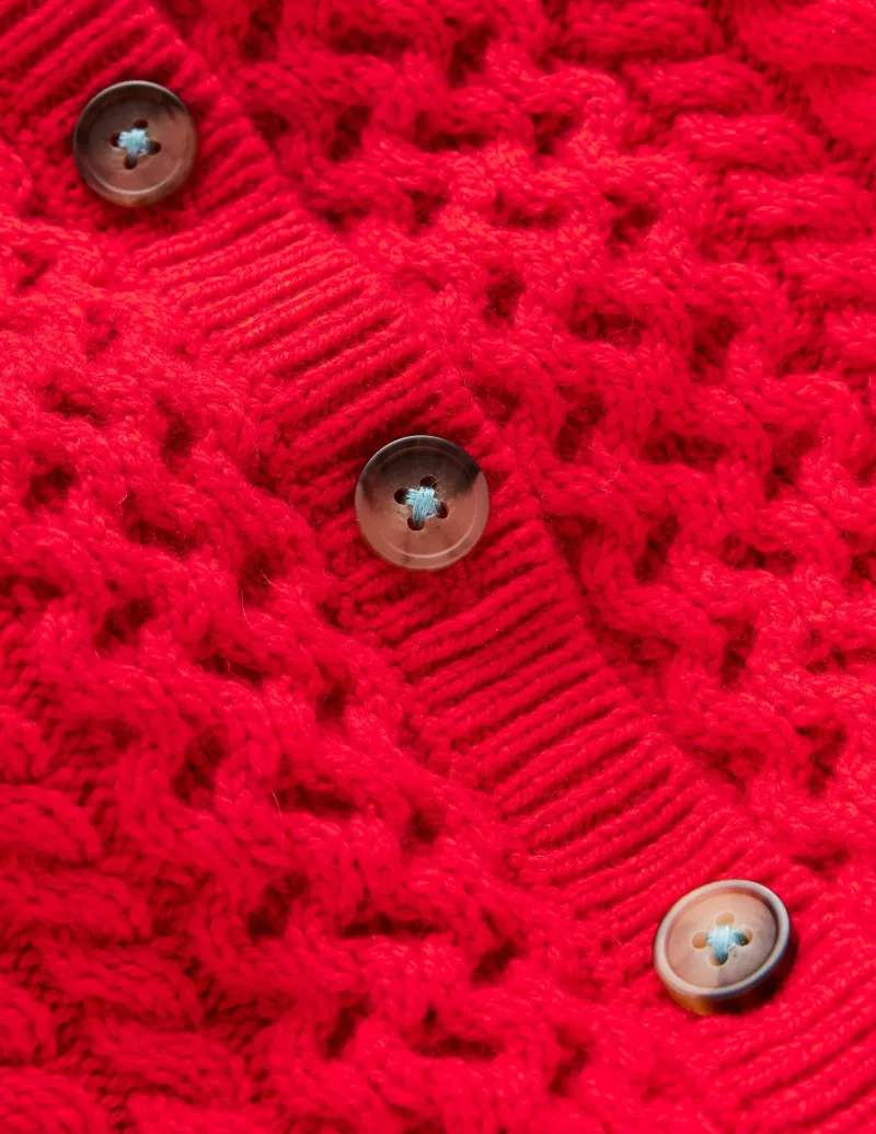 Pullover & Strickjacken | Boden Strickjacke mit Zopfmuster-Anemone Honeycomb Spot AnemoneHoneycombSpot