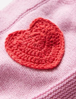 Strampler & Spielanzüge | Boden Strickstrampler-Vintage-Rosa Herz Vintage-RosaHerz