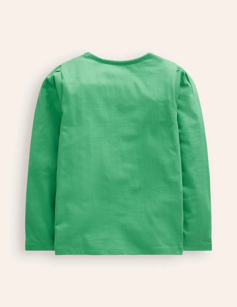Oberteile & T-shirts | Boden Superstitch-Oberteil mit Puffärmeln-Jade Häschen JadeHäschen