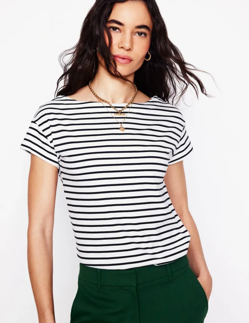 Oberteile | T-shirts & Tops | Boden Superweiches T-Shirt mit U-Boot-Ausschnitt-DE_D9_Colour translations_Test070 DE_D9_Colourtranslations_Test070
