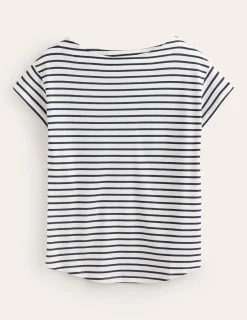 Oberteile | T-shirts & Tops | Boden Superweiches T-Shirt mit U-Boot-Ausschnitt-DE_D9_Colour translations_Test070 DE_D9_Colourtranslations_Test070