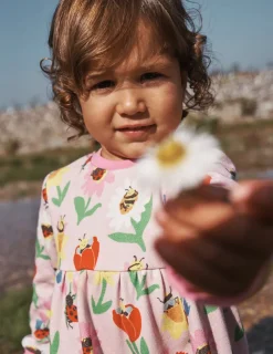 Kleider | Boden Sweatshirt-Kleid-Fliederzucker Frühlingsgarten FliederzuckerFrühlingsgarten