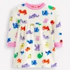 Kleider | Boden Sweatshirt-Kleid-Regenbogen Haustiere RegenbogenHaustiere
