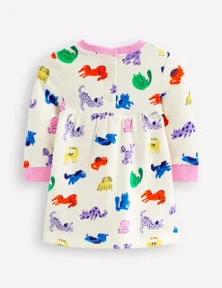 Kleider | Boden Sweatshirt-Kleid-Regenbogen Haustiere RegenbogenHaustiere