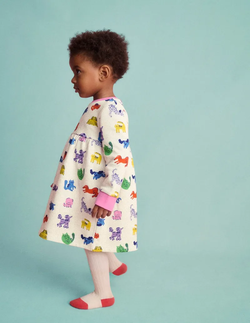 Kleider | Boden Sweatshirt-Kleid-Regenbogen Haustiere RegenbogenHaustiere