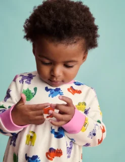 Kleider | Boden Sweatshirt-Kleid-Regenbogen Haustiere RegenbogenHaustiere