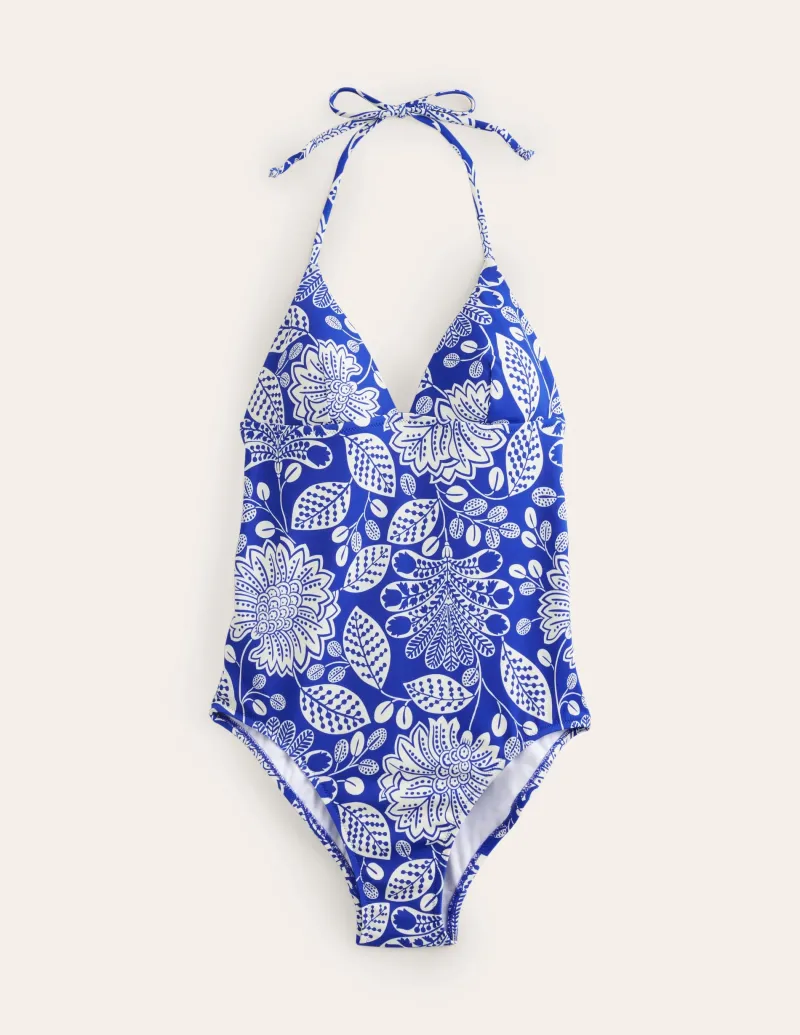 Bademode | Boden Symi Badeanzug zum Binden-Surf The Web, Gardenia Swirl SurfTheWeb,GardeniaSwirl