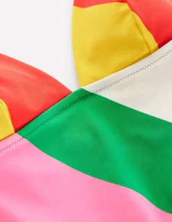 Bademode | Boden Symi Badeanzug zum Binden-Bunt, Regenbogendesign Bunt,Regenbogendesign