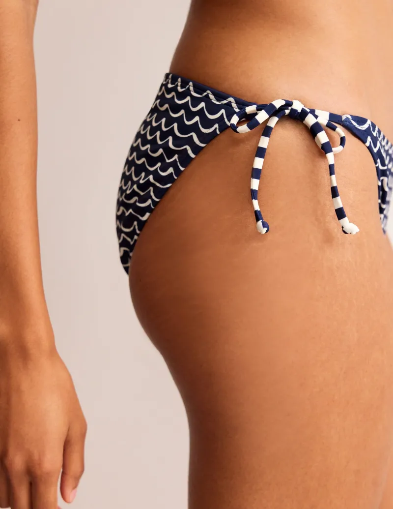 Bademode | Boden Symi Bikinihose zum Binden-Französisches Marineblau, Möwe FranzösischesMarineblau,Möwe