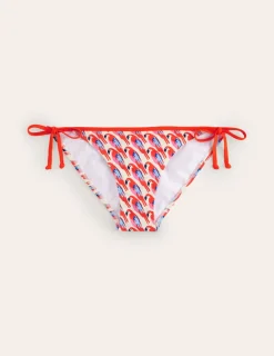 Bademode | Boden Symi Bikinihose zum Binden-Bunt, Tropischer Papagei Bunt,TropischerPapagei
