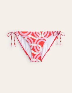 Bademode | Boden Symi Bikinihose zum Binden-Fiesta, Geo Wirbel Fiesta,GeoWirbel
