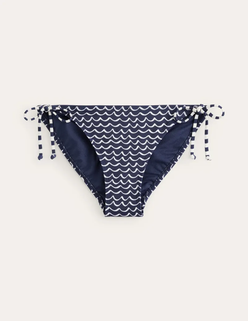 Bademode | Boden Symi Bikinihose zum Binden-Französisches Marineblau, Möwe FranzösischesMarineblau,Möwe