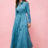 Kleider & Jumpsuits | Midi | Boden Tess Midi-Hemdblusenkleid aus Cord- Enteneiblau