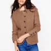 Pullover & Strickjacken | Boden Texturierte Strickjacke mit Ziernaht- Pralinenbraun
