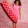 Kleider | Boden Tüllkleid mit Applikation am Saum-Kaugummirosa Herzen KaugummirosaHerzen