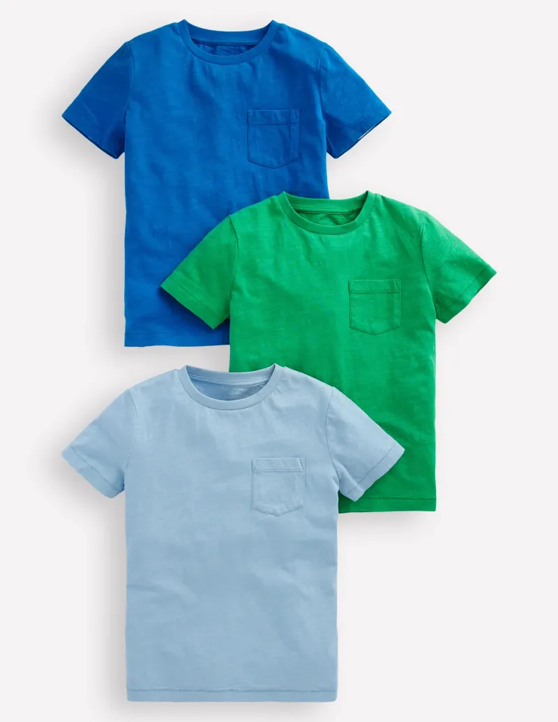 Oberteile & T-shirts | Boden T-Shirt aus Flammgarn im 3er-Pack-Fröhlich Bunt Set FröhlichBuntSet