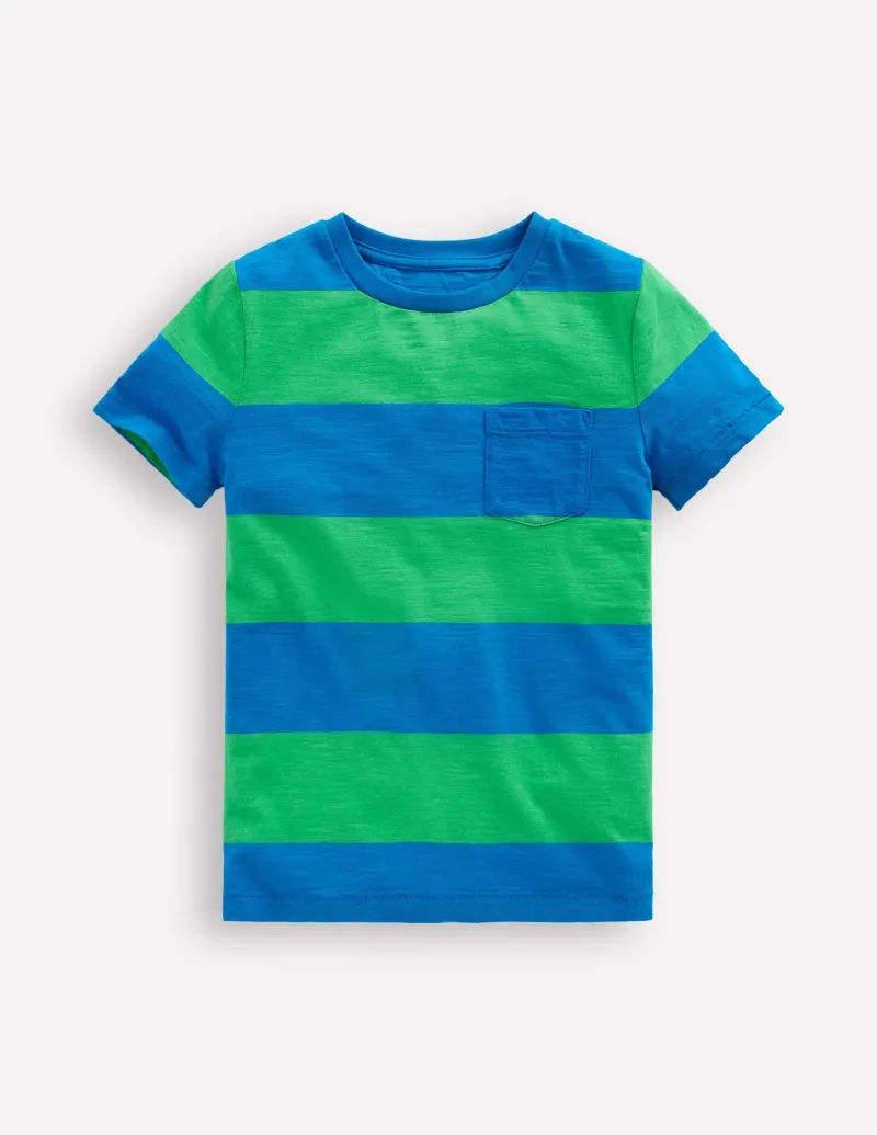 Oberteile & T-shirts | Boden T-Shirt für den Alltag- Blassgrün/Steuerbordblau