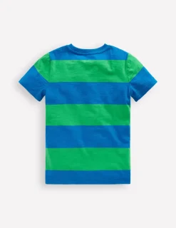Oberteile & T-shirts | Boden T-Shirt für den Alltag- Blassgrün/Steuerbordblau
