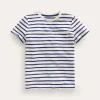 Oberteile & T-shirts | Boden T-Shirt für den Alltag- Dunkelblau/Ecru