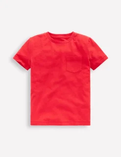 Oberteile & T-shirts | Boden T-Shirt für den Alltag- Mohnblumenrot