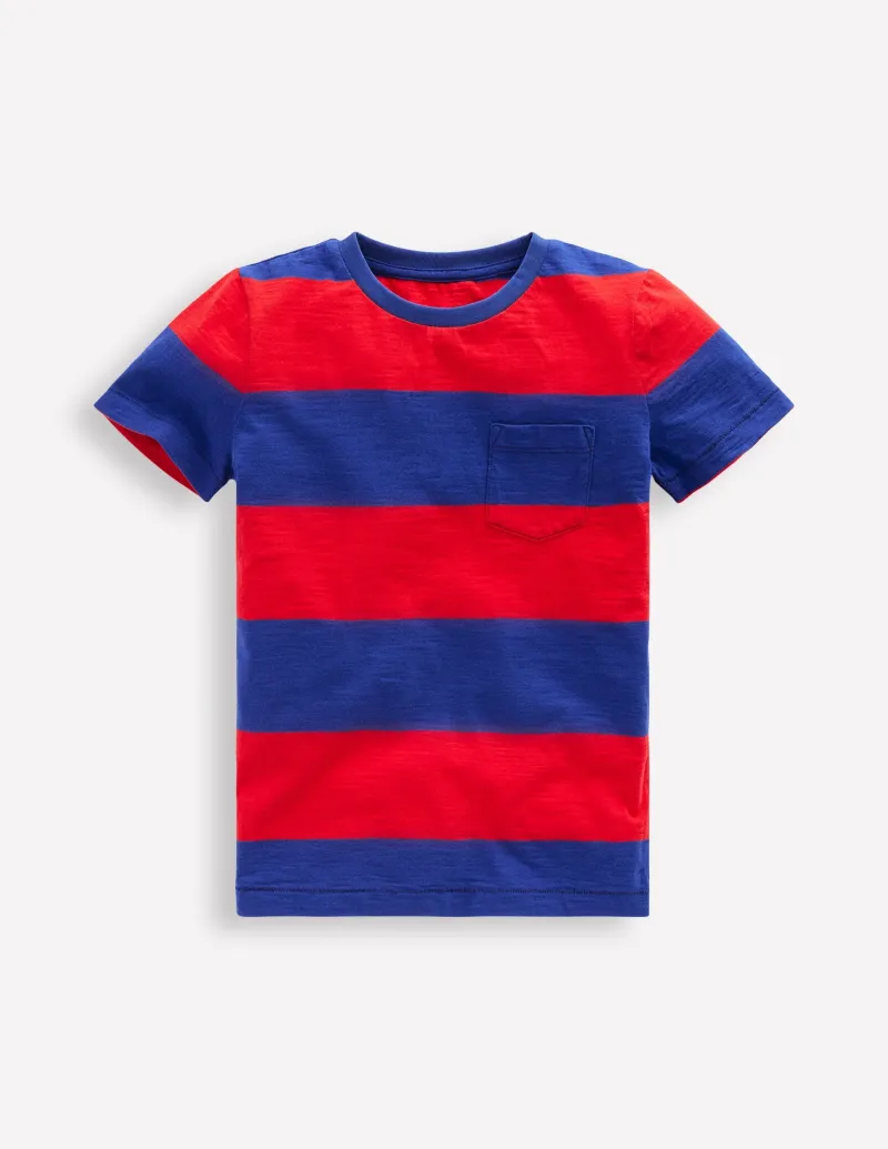 Oberteile & T-shirts | Boden T-Shirt für den Alltag-Rockabilly-Rot / Orionblau