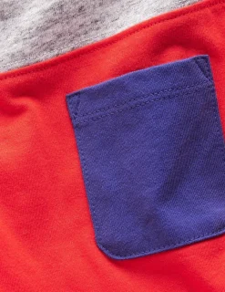 Oberteile & T-shirts | Boden T-Shirt in Blockfarben-Mohnrot Blockfarben MohnrotBlockfarben