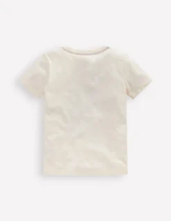 Oberteile & T-shirts | Boden T-Shirt mit Kreuzstich-Sanftes Naturweiß Bus SanftesNaturweißBus