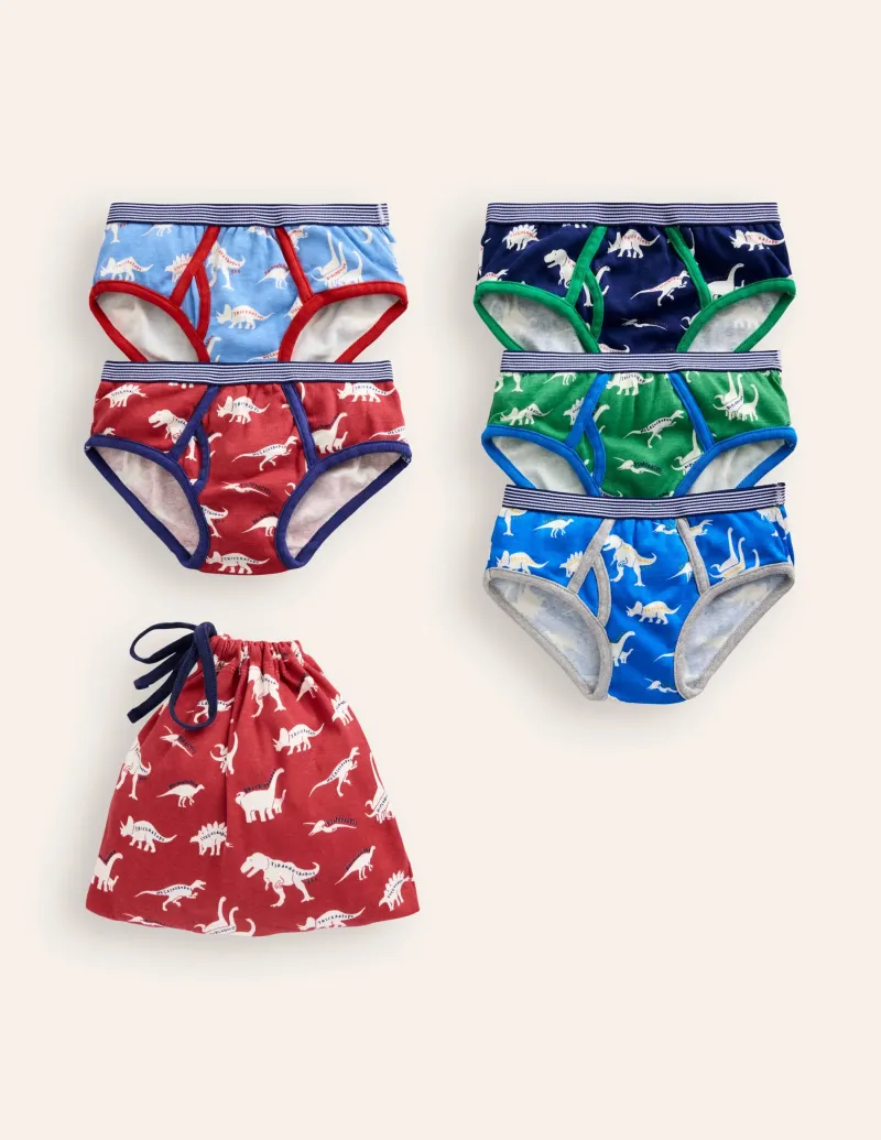 Socken & Unterwäsche | Boden Unterhosen im 5er-Pack-Bunt Dino Wordle BuntDinoWordle