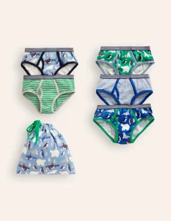 Socken & Unterwäsche | Boden Unterhosen im 5er-Pack-Bunt Arktischblau BuntArktischblau