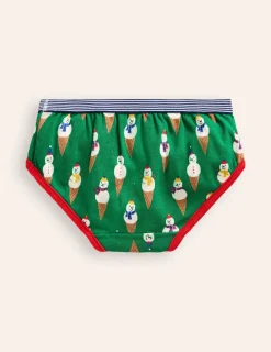 Socken & Unterwäsche | Boden Unterhosen im 5er-Pack-Bunt, Weihnachtsmotiv Bunt,Weihnachtsmotiv