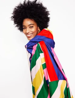 Mäntel & Jacken | Boden Verstaubare Regenjacke- Regenbogendesign