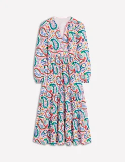 Kleider & Jumpsuits | Midi | Boden Violet Midikleid aus Baumwolle-Bunt, Wiesen-Paisley Bunt,Wiesen-Paisley