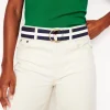Gürtel | Boden Webgürtel mit D-Ring-Arctic/Ivory Stripe Arctic/IvoryStripe