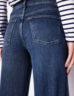 Jeans | Boden Weite, verkürzte Jeans mit hohem Bund-Beatnik Red