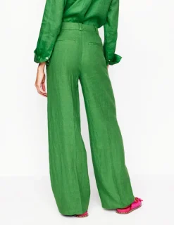 Hosen | Boden Westbourne Leinenhose- Leguangrün