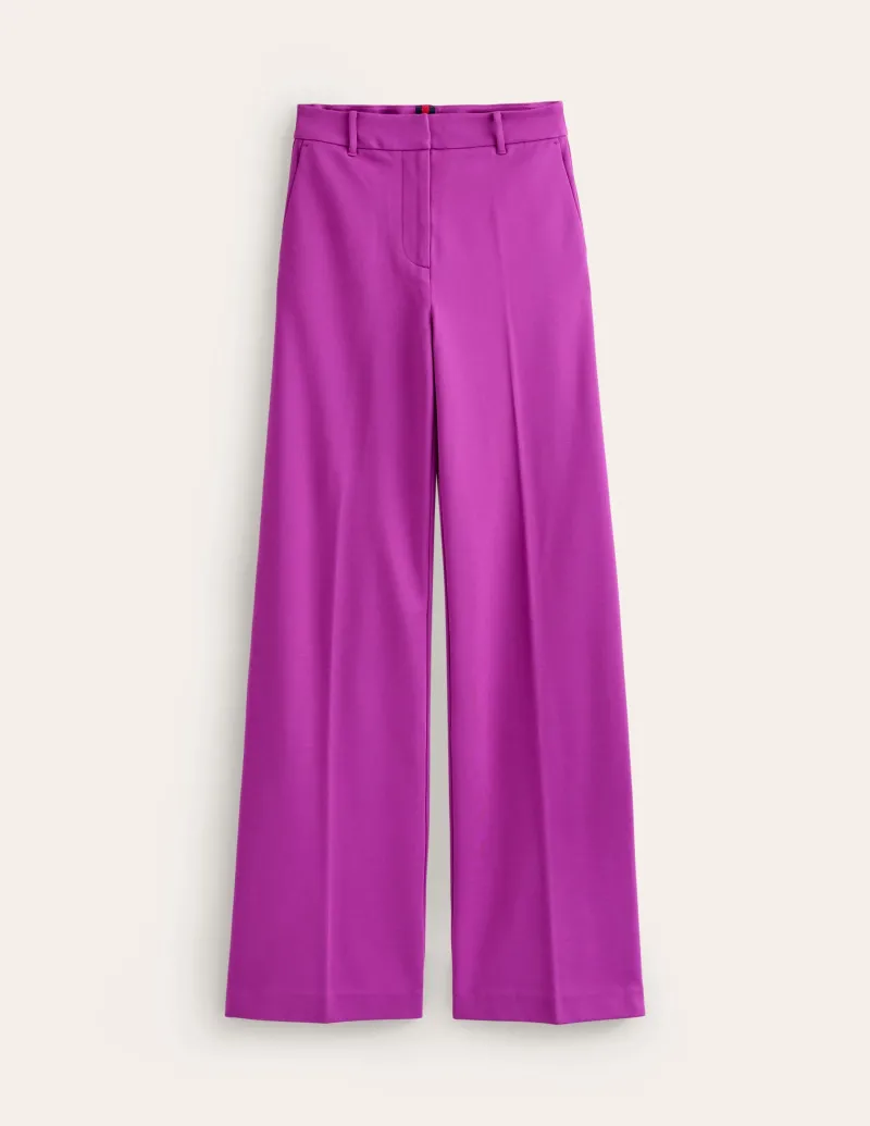 Hosen | Anzüge | Boden Westbourne Ponté-Hose- Amethystviolett