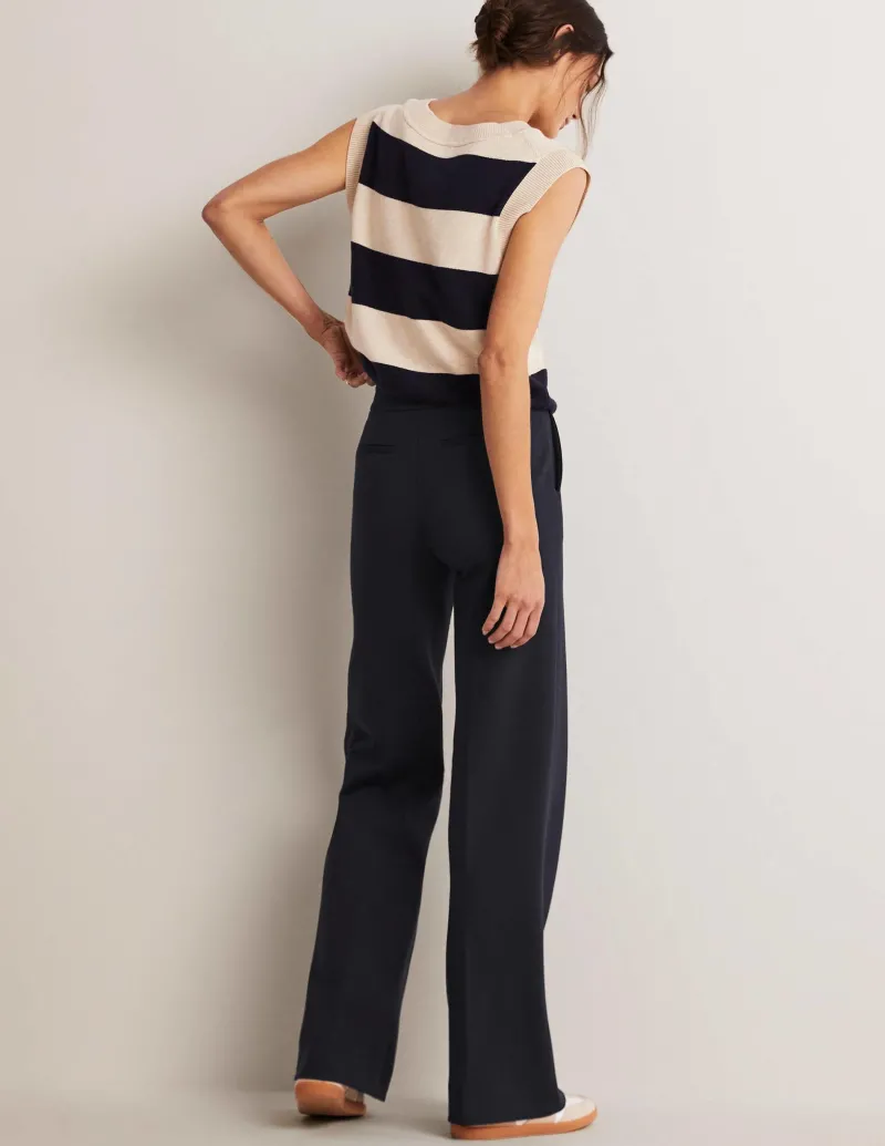 Hosen | Anzüge | Boden Westbourne Ponté-Hose-Aqua Marine Marl AquaMarineMarl