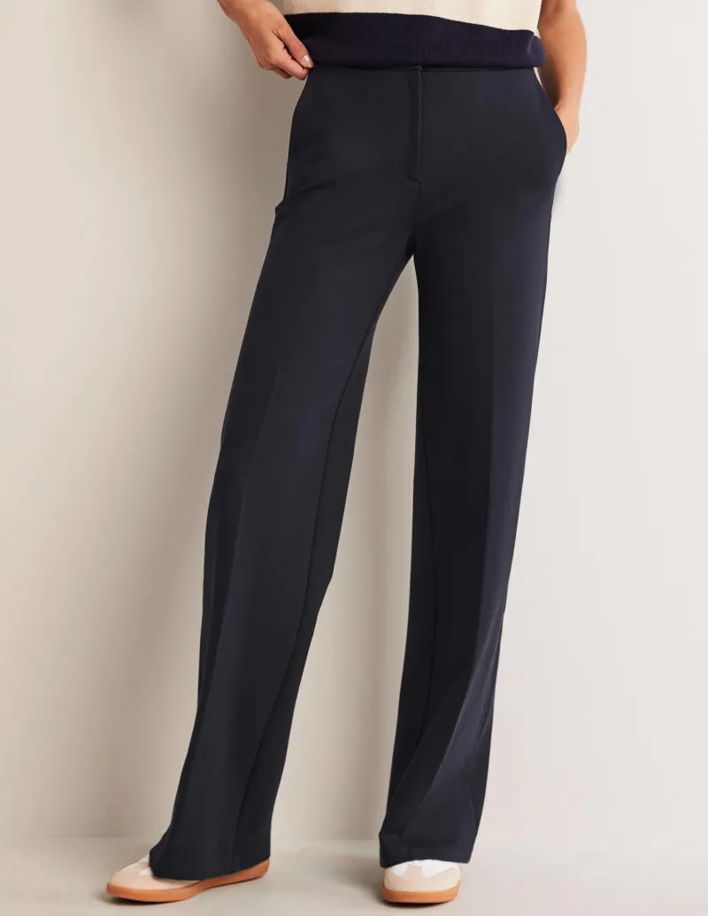 Hosen | Anzüge | Boden Westbourne Ponté-Hose-Aqua Marine Marl AquaMarineMarl