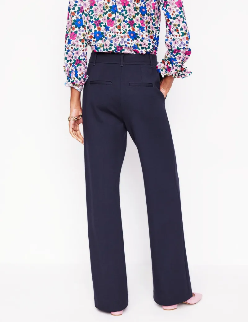 Anzüge | Hosen | Boden Westbourne Ponté-Hose- Marineblau